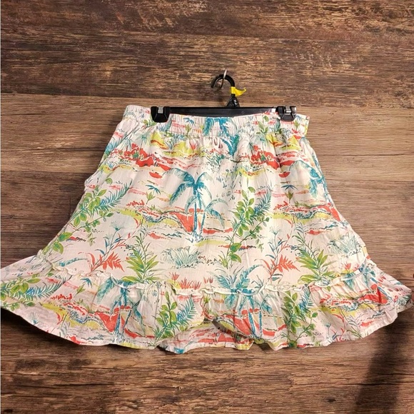 Sigrid Olsen Colorful Tropical Mini Skirt - Picture 3 of 9